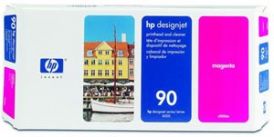 Cabeça Impressão + Kit Limpeza HP 90 Magenta C5056A 400ml