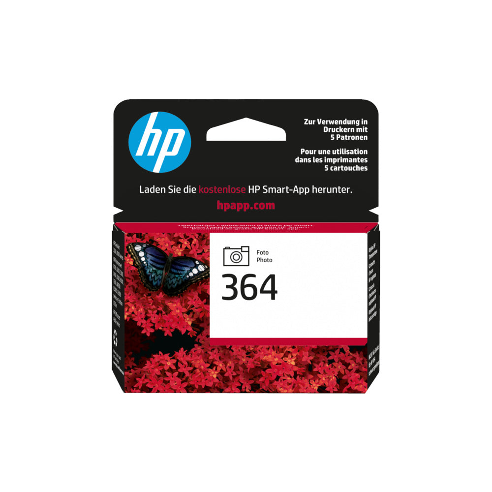 Tinteiro HP 364 Preto Foto CB317EE 3ml 130 Pág.