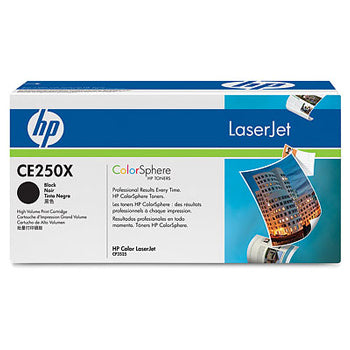 Toner HP 504X Preto CE250X 10500 Págs