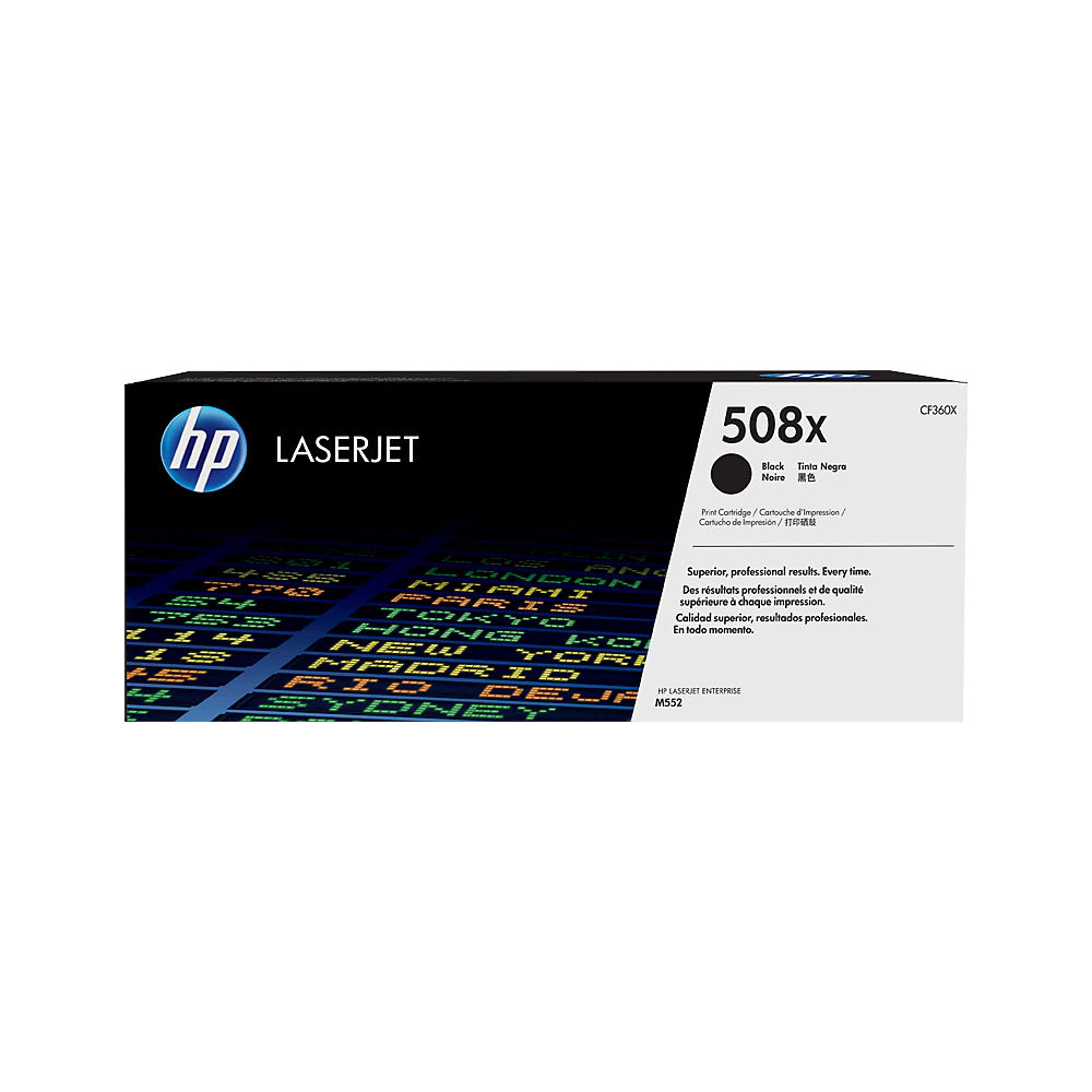 Toner HP 508X Preto CF360X 12500 Pág.