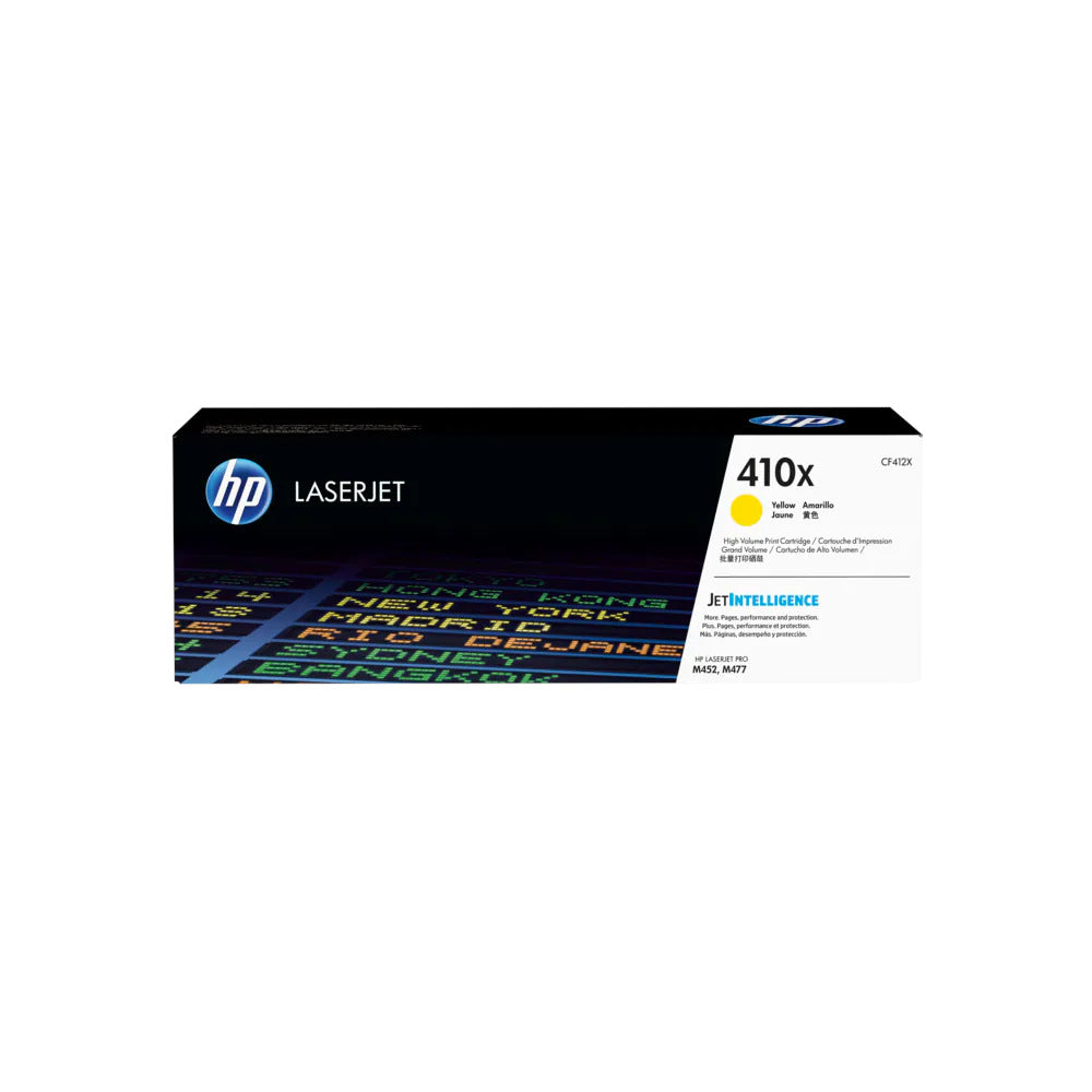 Toner HP 410X Amarelo CF412X 5000 Pág.