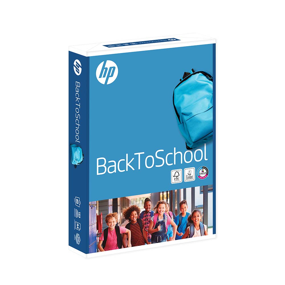 Papel 080gr Fotocopia A4 HP Back To School 5x500Fls