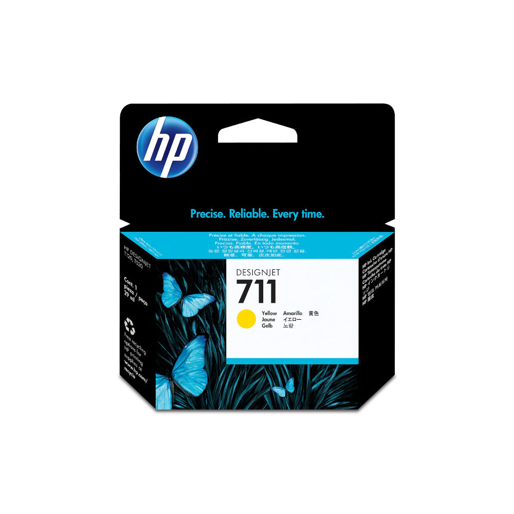 Tinteiro HP 711 Amarelo CZ132A 29ml