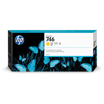 Tinteiro HP 746 Amarelo P2V79A 300ml
