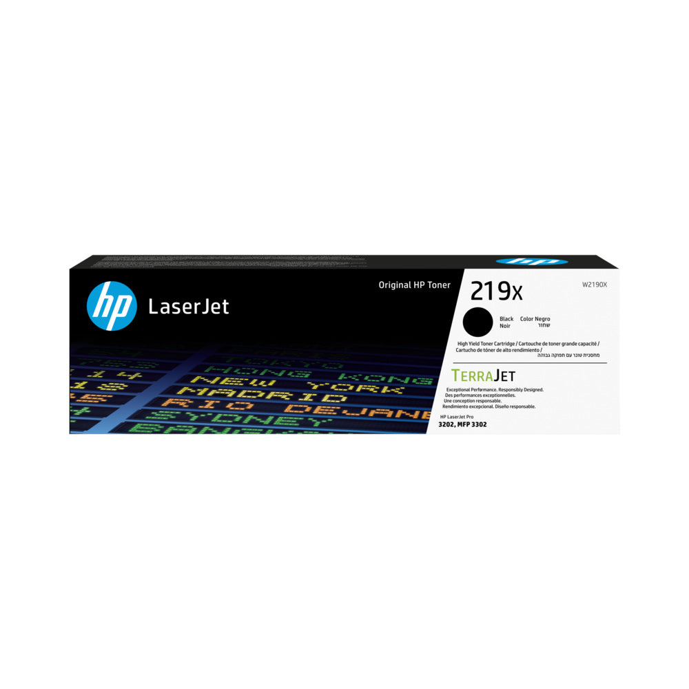 Toner HP 219X Preto W2190X 3200 Pág.
