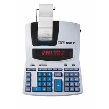 Calculadora Secretária Ibico 1231X 12 Dígitos c/ Fita