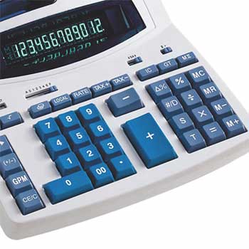 Calculadora Secretária Ibico 1232X 12 Dígitos c/ Fita