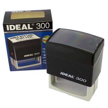 Carimbo 39x77mm IDEAL Autotintavel Mod 300  Preto