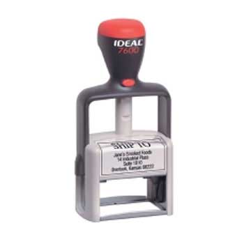Carimbo 57x34mm Autotintavel Ideal Mod 7600