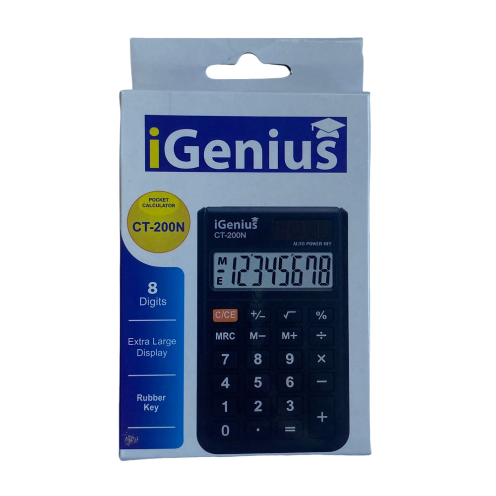 Calculadora de Bolso Igenius CT200N 8 Digitos