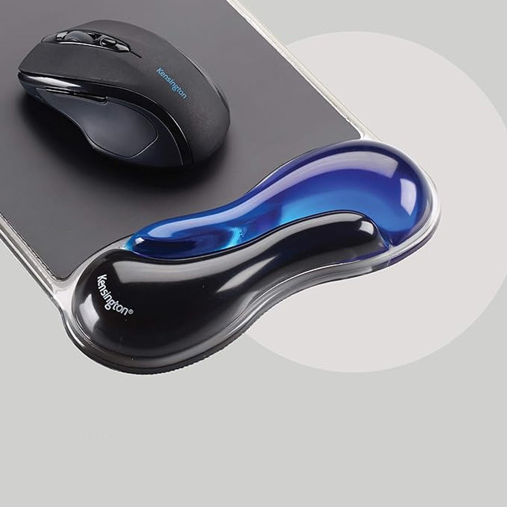 Tapete Rato c/ Apoio Pulso Duo Gel c/Canal Ventilação Preto
