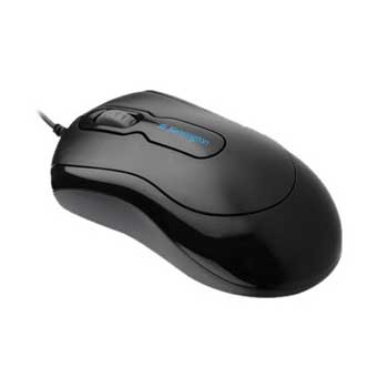 Rato com Fio Mouse-in-a-Box Preto