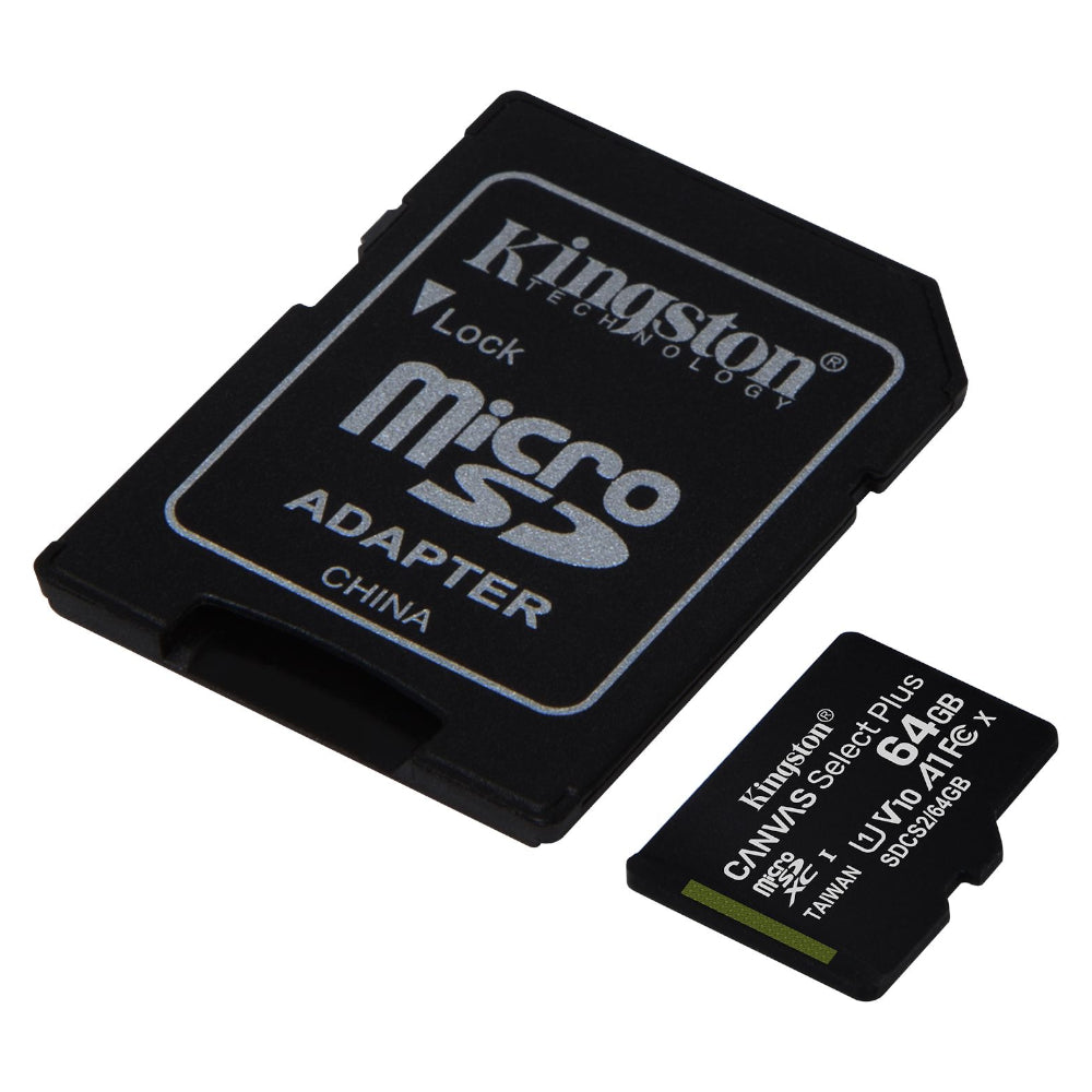 Cartão Memória micSDXC 64GB KINGSTON Canvas Select Plus