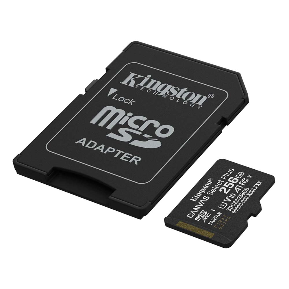 Cartão Memória micSDXC 256GB KINGSTON Canvas Select Plus