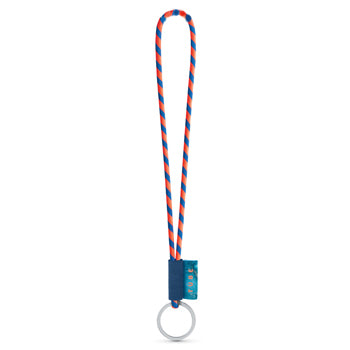Fita Multiusos Pescoço Tube Long Laranja/Azul ø8x47cm