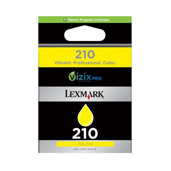 Tinteiro LEXMARK Retorno 210 Amarelo 14L0088E 500 Pág.