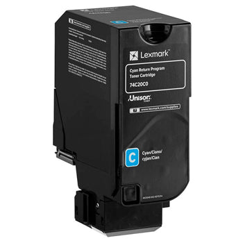 Toner LEXMARK Retorno Azul 74C20C0 3000 Pág.