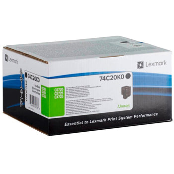 Toner LEXMARK Retorno Preto 74C20K0 3000 Pág.