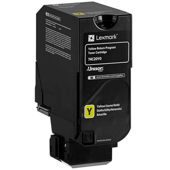 Toner LEXMARK Retorno Amarelo 74C20Y0 3000 Pág.