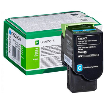 Toner LEXMARK Azul C232HC0 2300 Pág.