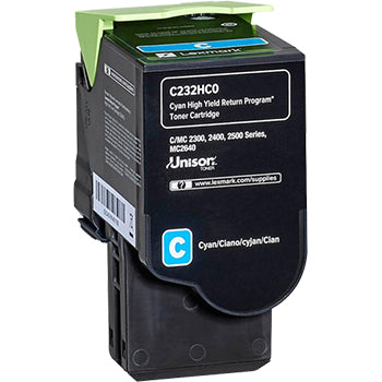 Toner LEXMARK Azul C232HC0 2300 Pág.