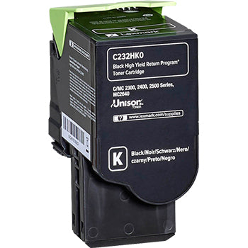 Toner LEXMARK Preto C232HK0 3000 Pág.