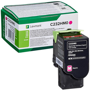 Toner LEXMARK Magenta C232HM0 2300 Pág.