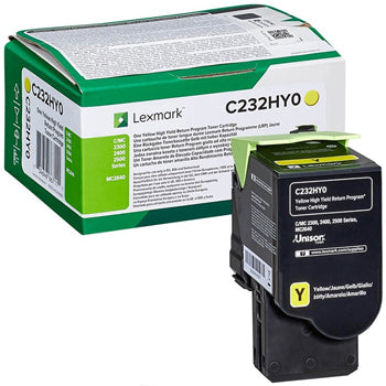 Toner LEXMARK Amarelo C232HY0 2300 Pág.