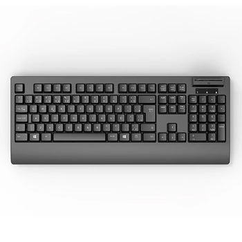 Teclado com Smart Card Reader Cartão Cidadão Preto