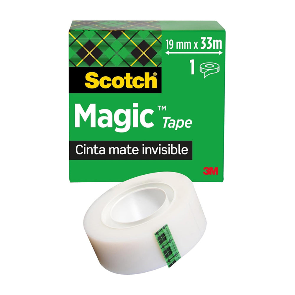 Fita Adesiva 19mmx33m Scotch Magic 810 Rolo 1un