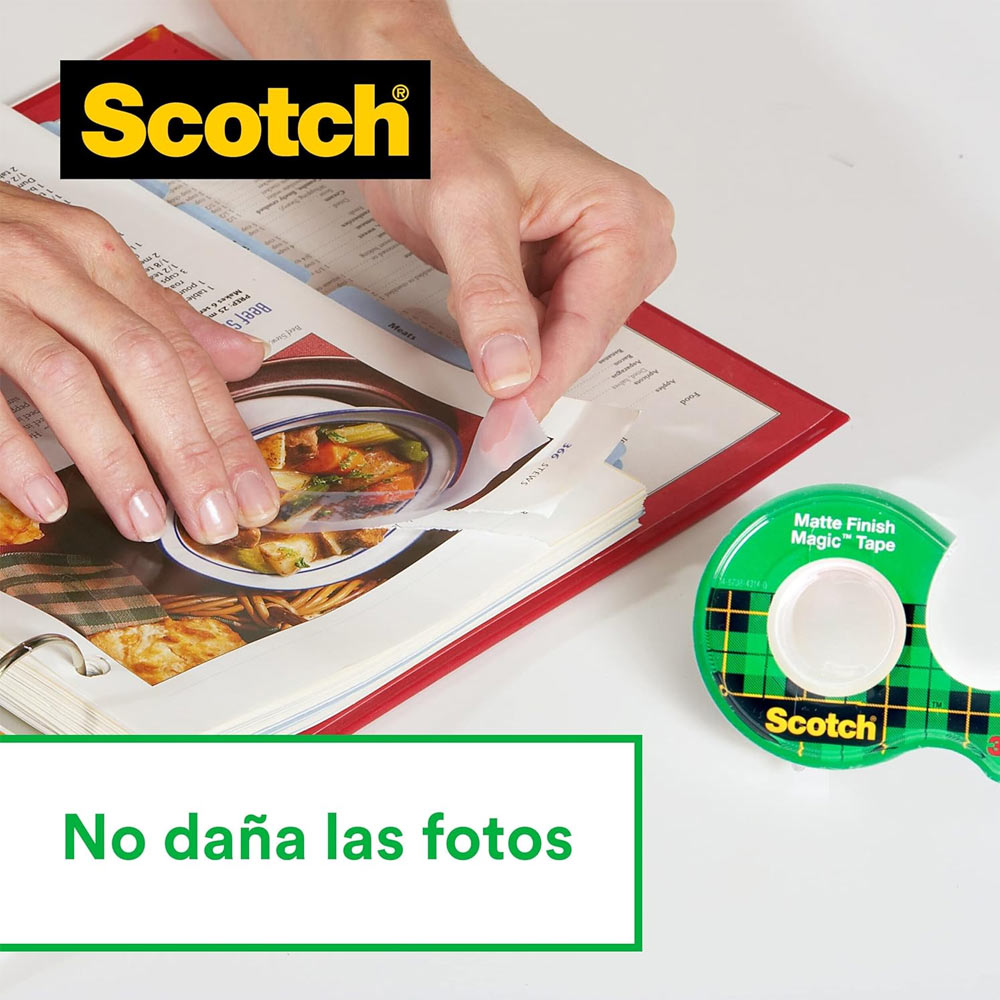 Fita Adesiva 19mmx33m Scotch Magic 810 Rolo 1un