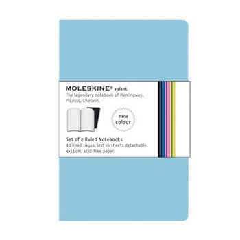 Volant XS Pautado Moleskine Azul Claro 2un