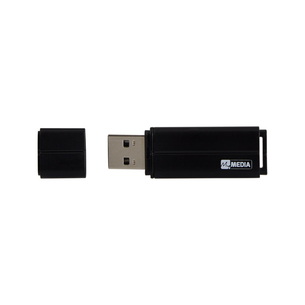 Pen Drive 64GB USB-A 2.0 MYMEDIA Preto