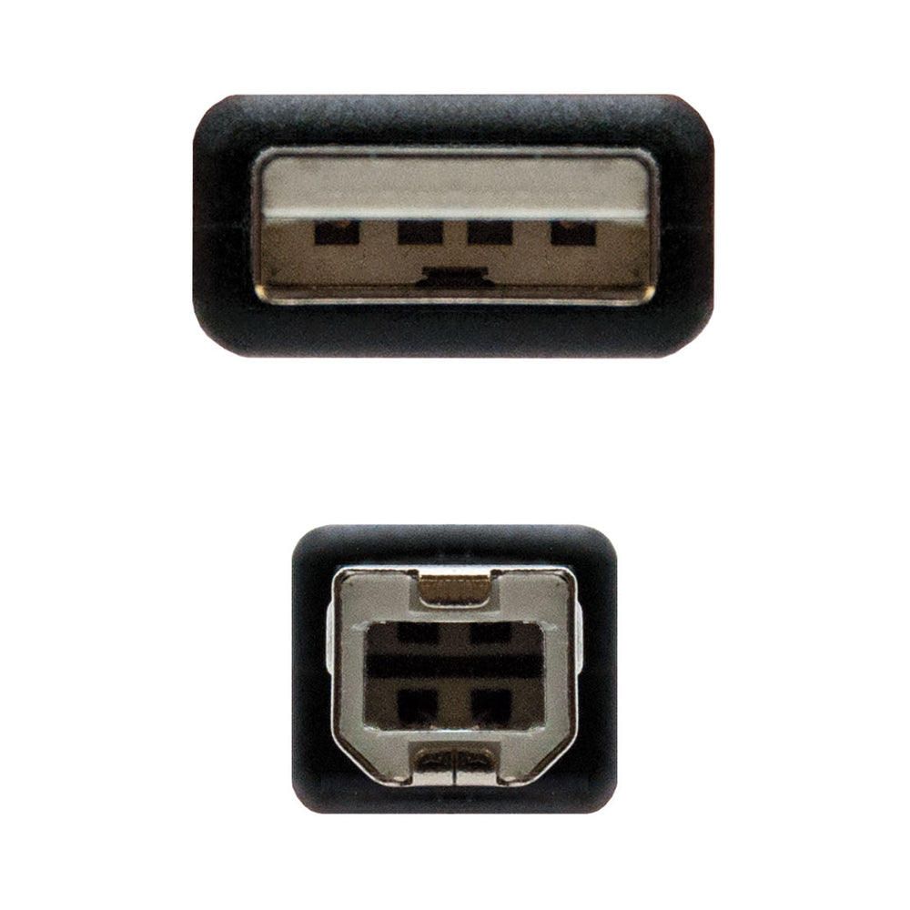 Cabo USB-A 2.0 Macho / USB-B Macho 1,8m