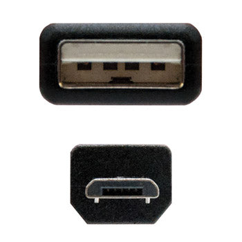 Cabo USB-A 2.0 Macho / micro-USB-B Macho 80cm