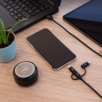 Cabo USB-A para Type-C / Lightning / micro-USB 1m