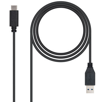 Cabo USB-A 3.1 Macho para USB-C Macho 1m