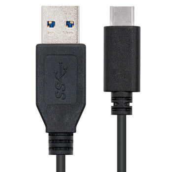 Cabo USB-A 3.1 Macho para USB-C Macho 1m