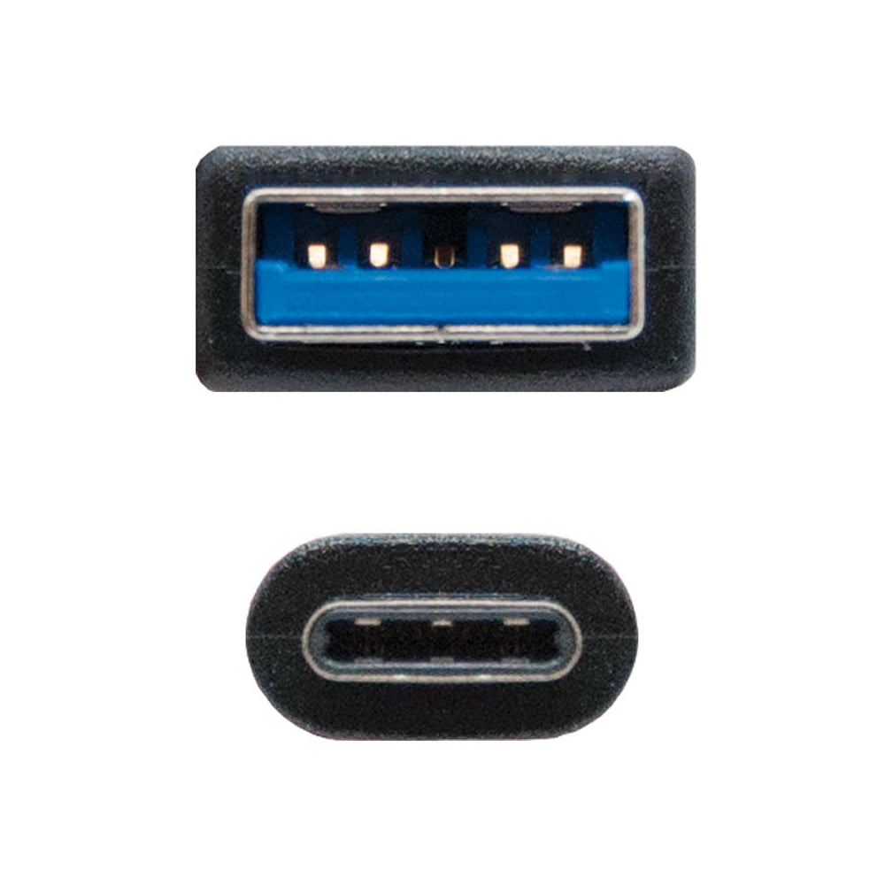 Cabo USB-A 3.1 Macho para USB-C Macho 1m