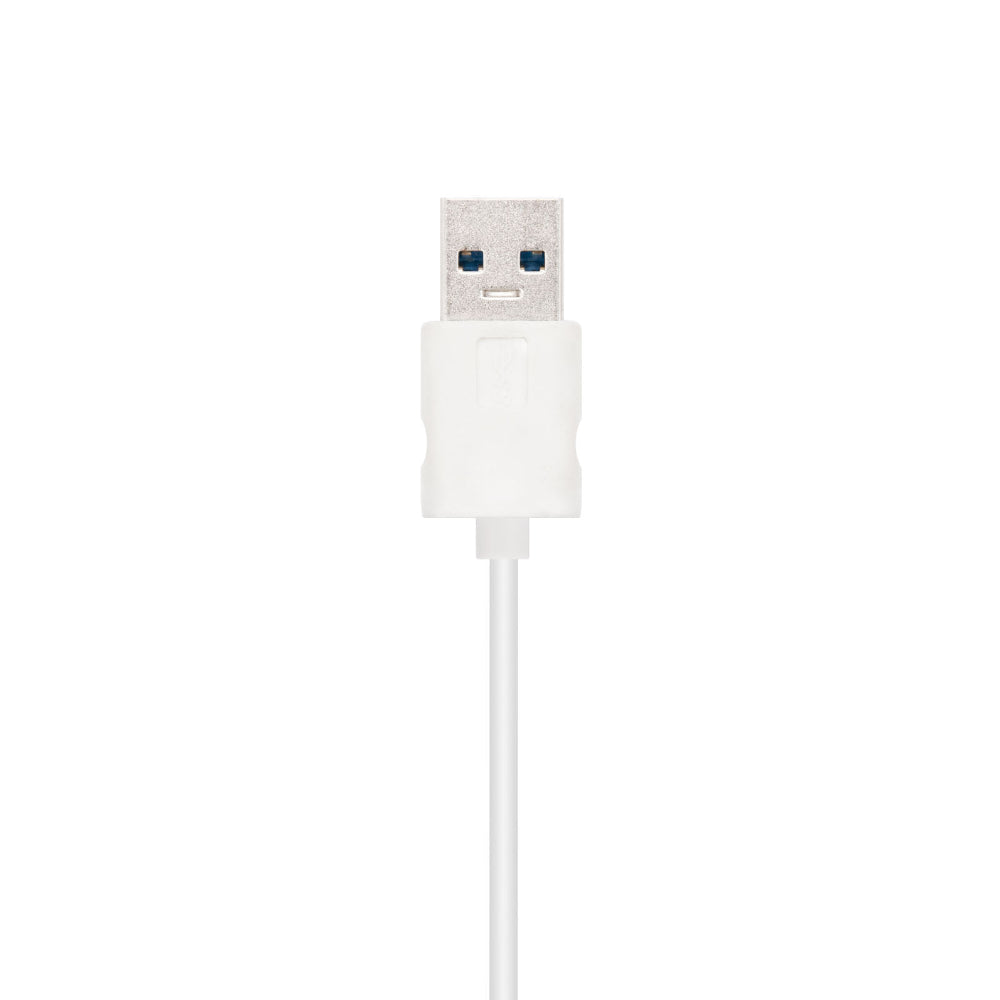Adaptador USB-A 3.0 para Ethernet Gigabit Prata
