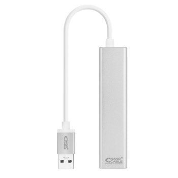 Adaptador USB-A 3.0 para Ethernet Gigabit + 3 Portas USB-A