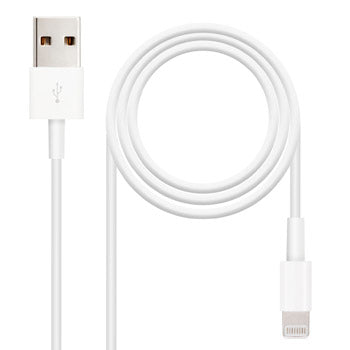 Cabo USB-A 2.0 Macho para Lightning Macho 1m