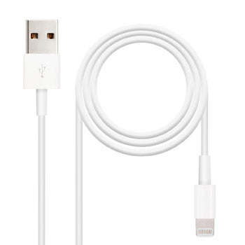 Cabo USB-A 2.0 Macho para Lightning Macho 2m