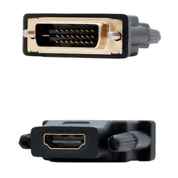Adaptador DVI 24+1 Macho / HDMI Fêmea