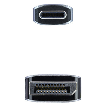 Cabo DisplayPort Macho / USB-C Macho 1,8m