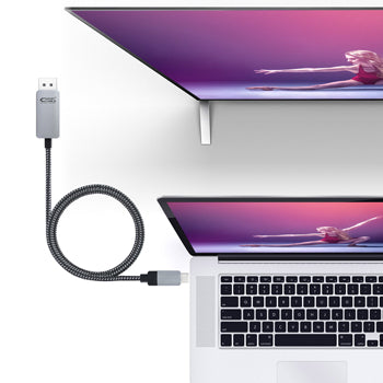 Cabo DisplayPort Macho / USB-C Macho 1,8m