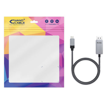 Cabo DisplayPort Macho / USB-C Macho 1,8m