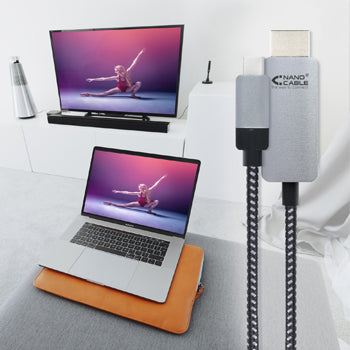 Cabo USB-C para HDMI Preto 3m
