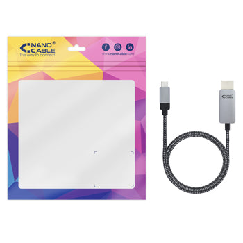 Cabo USB-C para HDMI Preto 3m