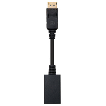 Adaptador DisplayPort Macho / HDMI Fêmea 15cm